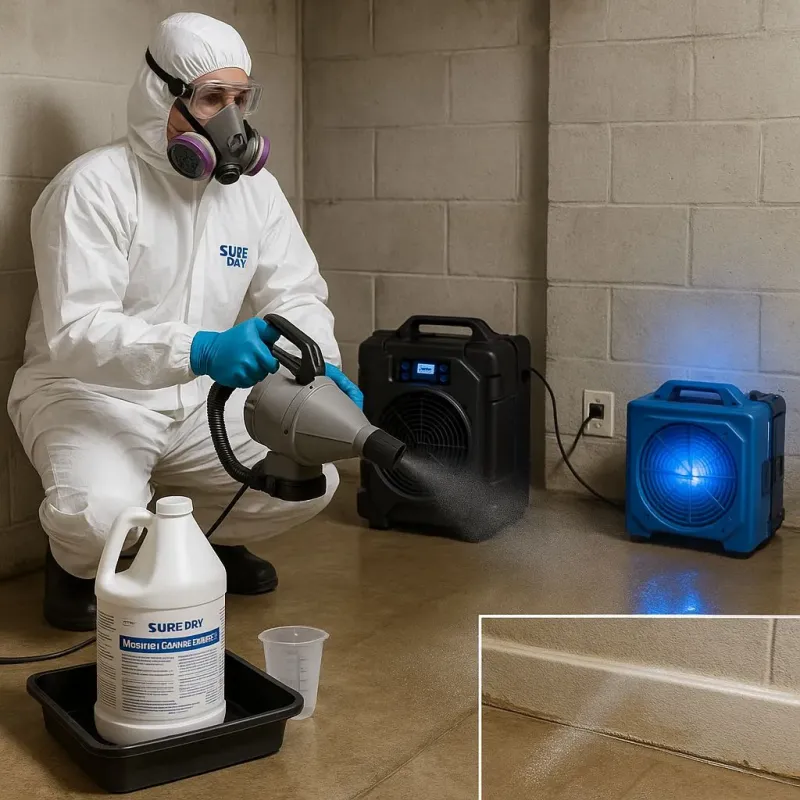 Sanitization and Odor Removal process in Palmer Heights, PA