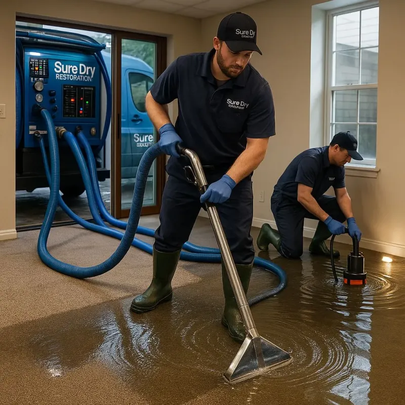 Water Extraction and Removal process in Palmer Heights, PA